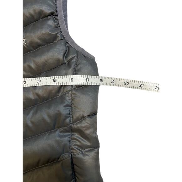 MARMOT Grey Gray 800 Fill Down Puffer Vest Lightweight Quilted Women's Size XS - Picture 6 of 13